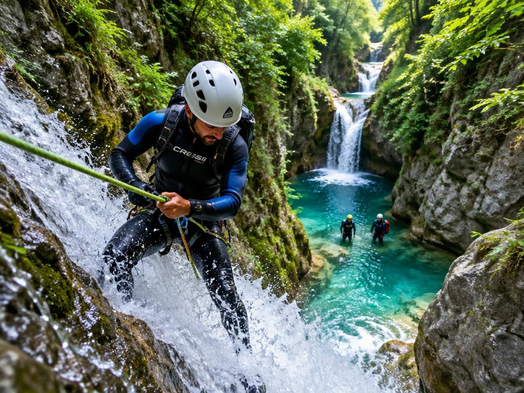 Canyoning στον Ενιπέα